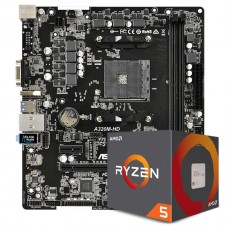 Kit Upgrade, AMD Ryzen 5 2600, ASRock A320M-HD