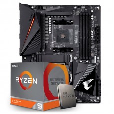 Kit Upgrade Placa Mãe Gigabyte B550 Aorus Pro AMD AM4  + Processador AMD Ryzen 9 3900XT 4.7GHz