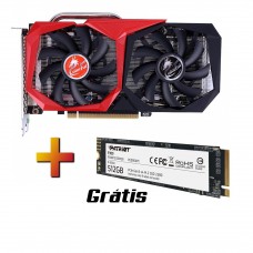 Placa de Vídeo Colorful GeForce RTX 2060 SUPER 8GB + Grátis: SSD Patriot P300 512GB