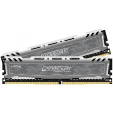Memória DDR4 Crucial Ballistix UDIMM, 16GB (2X8GB) 2400MHZ, Grey, BLS2K8G4D240FSB