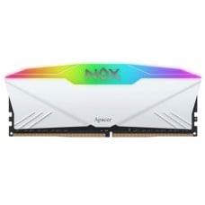 Memória DDR4 Apacer Nox, RGB, 8GB, 3200MHz, Branca, AH4U08G32C28YNWAA-1