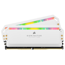 Memória DDR4 Corsair Dominator Platinum RGB, White, 16GB (2x8GB), 3600MHz, CMT16GX4M2C3600C18W