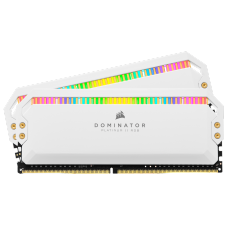 Memória DDR4 Corsair Dominator Platinum RGB, White, 32GB (2x16GB), 3200MHz, CMT32GX4M2C3200C16W
