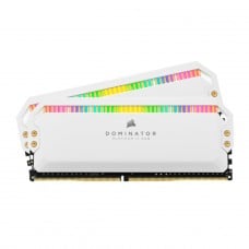 Memória DDR4 Corsair Dominator Platinum RGB, 32GB (2x16GB), White, 3200MHz, CMT32GX4M2E3200C16W