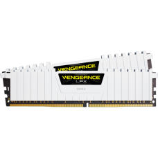Memória DDR4 Corsair Vengeance LPX 16GB (2x8GB), 3200MHz, White, CMK16GX4M2E3200C16W