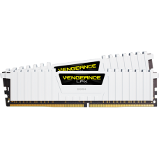Memória DDR4 Corsair Vengeance LPX 16GB, White (2x8GB) 3200MHz, CMK16GX4M2B3200C16W