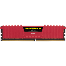 Memória DDR4 Corsair Vengeance LPX, 4GB 2400MHz, Red, CMK4GX4M1A2400C14R