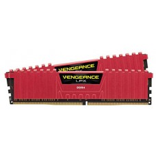 Memória DDR4 Corsair Vengeance LPX CMK8GX4M2A2133C13R 8GB (2x4GB) 2133MHz Red