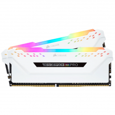Memória DDR4 Corsair Vengeance RGB Pro, 16GB (2x8GB) 3200MHz, White, CMW16GX4M2C3200C16W