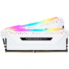 Memória DDR4 Corsair Vengeance RGB Pro, 32GB (2x16GB) 3000MHz, White, CMW32GX4M2C3000C15W