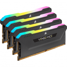 Memória DDR4 Corsair Vengeance RGB PRO SL, 64GB (4x16GB) 3600MHz, Black, CMH64GX4M4D3600C18