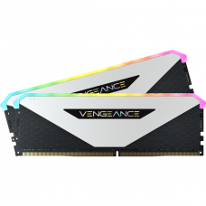 Memória DDR4 Corsair Vengeance RGB RT, 16GB (2x8GB), 3200MHz, White, CMN16GX4M2Z3200C16W