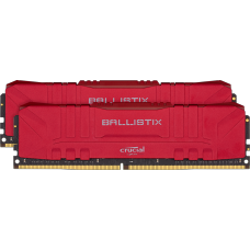 Memória DDR4 Crucial Ballistix, 16GB (2x8GB) 2666MHz, Red, BL2K8G26C16U4R