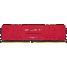 Memória DDR4 Crucial Ballistix, 8GB, 2666MHz, Red, BL8G26C16U4R