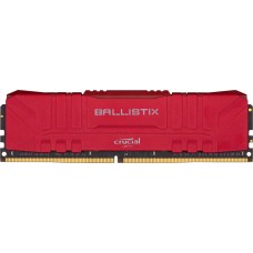 Memória DDR4 Crucial Ballistix, 8GB, 3000MHz, Red, BL8G30C15U4R