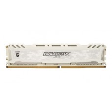 Memória DDR4 Crucial Ballistix Sport LT, 8GB 2400MHz, White, BLS8G4D240FSC