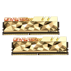 Memória DDR4 G.Skill Trident Z Royal Elite, Gold, RGB, 16GB (2x8GB) 3600MHz, F4-3600C16D-16GTEGC