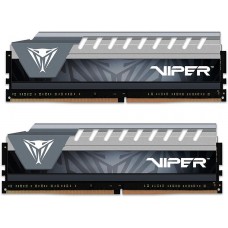 Memória DDR4 Patriot Viper Elite, 8GB (2X4GB) 2666MHz, Cinza, PVE48G266C6KGY