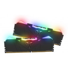Memória DDR4 Patriot Viper RGB, 16GB (2x8GB) 4133MHz, Black, PVR416G413C9KV