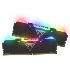 Memória DDR4 Patriot Viper RGB, 32GB (2x16GB) 3600MHz, Black, PVR432G360C7K