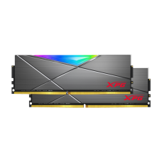 Memória DDR4 XPG Spectrix D50, 16GB (2x8GB), 3200Mhz, CL16, RGB, Gray, AX4U3200W8G16A-DT50