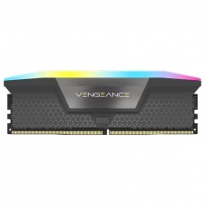 Memória DDR5 Corsair Vengeance RGB, 16GB, 5600MHz, Cinza, CMH16GX5M1B5600Z40