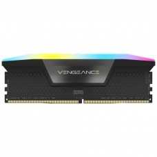 Memória DDR5 Corsair Vengeance RGB, 32GB (2x16GB), 6000MHz, Preto