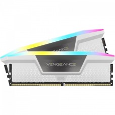 Memória DDR5 Corsair Vengeance RGB, 32GB (2x16GB), 5200MHz, Branco, CMH32GX5M2B5200C40W