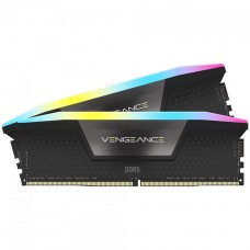Memória DDR5 Corsair Vengeance RGB, 64GB (2x32GB), 6000MHz, Preto