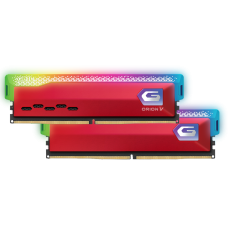 Memória DDR5 Geil Orion, 32GB (2x16GB) 6800MHz, RGB, Racing Red, GVSR532GB6800C36ADC