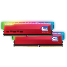 Memória DDR5 Geil Orion, 32GB (2x16GB) 8000MHz, RGB, Racing Red, GVSR532GB8000C38ADC