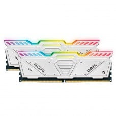 Memória DDR5 Geil Polaris RGB, 16GB (2x8GB) 4800MHz, White, GOSW516GB4800C40DC