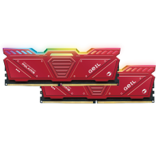 Memória DDR5 Geil Polaris RGB, 32GB (2x16GB), 5600MHz, Red, GOSR532GB5600C46DC