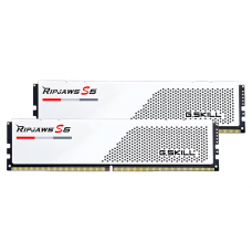 Memória DDR5 G.Skill Ripjaws S5, 32GB (2x16GB), 5200MHz, White, F5-5200J3636C16GX2-RS5W