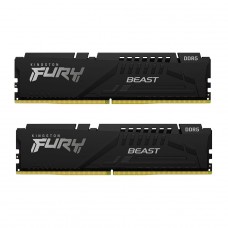 Memória DDR5 Kingston FURY Beast, 32GB (2x16GB), 6000MHz, Black, KF560C40BBK2-32
