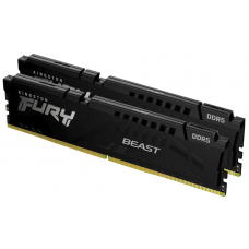 Memória DDR5 Kingston Fury Beast EXPO, 64GB (2x32GB), 5600Mhz, Black, KF556C36BBEK2-64