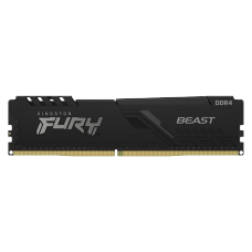 Memória Kingston Fury Beast, 16GB, 3600Mhz, DDR4, CL18, Preto, KF436C18BB/16