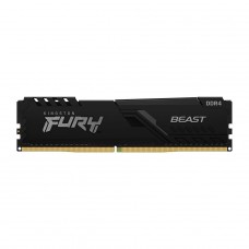 Memória Kingston Fury Beast, 16GB, 3733Mhz, DDR4, Preto, KF437C19BB1/16