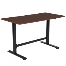 Mesa Gamer DT3 Ergo Walnut, Com Regulagem de Altura a Gás