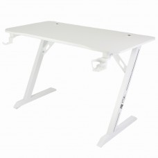 Mesa Gamer Ninja Koi, Com Suporte Para Headset e Copo, Branca, SF-TB-KI12060WF