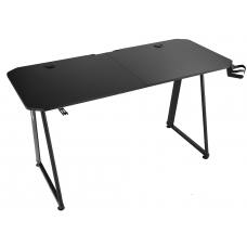 Mesa Gamer SuperFrame Sindri, Com Suporte Para Headset e Copo, Black, SF-SINDRI-B