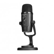 Microfone BOYA BY-PM500, USB, Com Suporte, Black