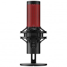 Microfone HyperX QuadCast2, USB, Múltiplas Plataformas, Condensador, Preto e Vermelho, 872V1AA