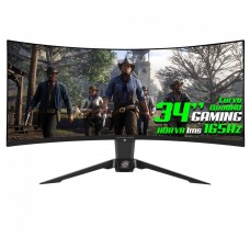 Monitor Gamer ASRock Phantom Gaming PG34WQ15R2B, 34 Pol, Curvo, WQuadHD, 1ms, 165Hz, 115% sRGB, VA, HDR, FreeSync, HDMI/DP - Open Box - DEAD PIXEL