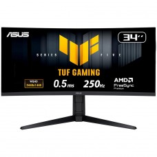 Monitor Gamer Asus TUF Gaming, 34 Pol, Curvo, WQHD, 0.5ms, 250Hz, 135% sRGB, HDR, FreeSync Premium, HDMI/DP, 90LM0BP1-B01EX1 / VG34WQML5A