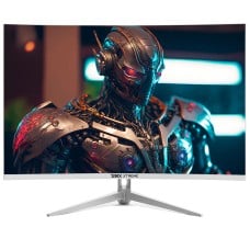 Monitor Gamer BRX Xtreme, 32 Pol, Curvo, Full HD, 240Hz, 2ms, VA, HDMI/DP, Branco, MCBRXX32W24H
