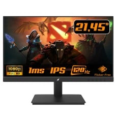 Monitor Gamer SuperFrame Ace, 21.45 Pol, Full HD, IPS, 120Hz, 1ms, Flicker-Free, HDMI/VGA, SF-MN-ACE21FSIFC1B - Open Box