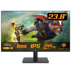 Monitor Gamer SuperFrame Ace, 23.8 Pol, Full HD, IPS, 144Hz, 1ms, Flicker-Free, HDMI/VGA, SF-MN-ACE24FSIFD1B - Open Box