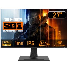 Monitor Gamer SuperFrame Ace, 27 Pol, Full HD, IPS, 144Hz, 1ms, Flicker-Free, HDMI/DP, SF-MN-ACE27FSIFD1B