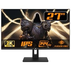 Monitor Gamer SuperFrame Ace, 27 Pol, Quad HD, 144Hz, IPS, Flicker-Free, Low Blue Light, HDMI/VGA, SF-MN-ACE27QSIFD1B
